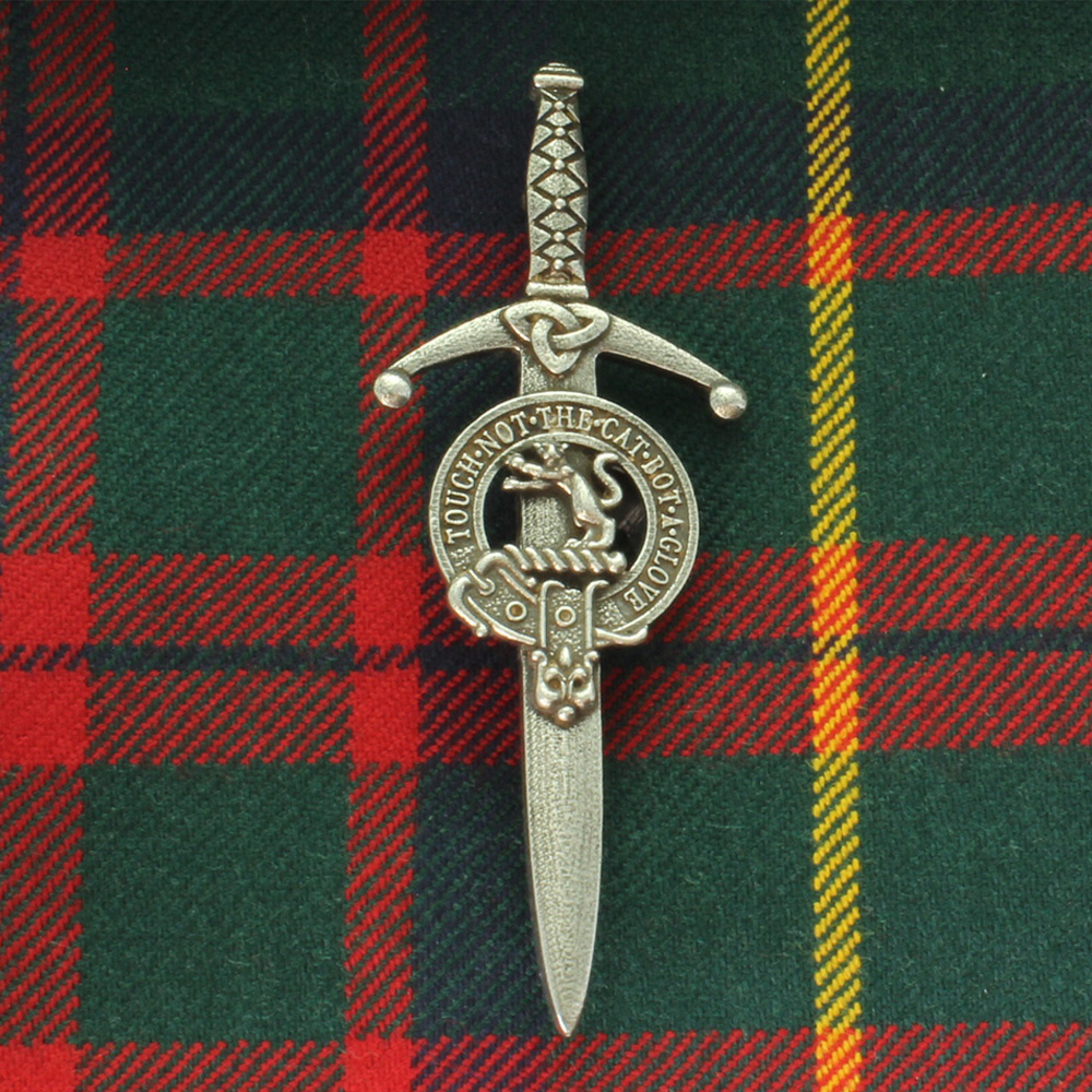Kilt Pin, Clan Crest, Clan MacKintosh, MacIntosh